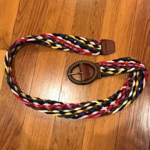 Guess colorful rope belt.